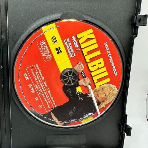 Kill Bill Volume 2 DVD Quentin Tarantino Uma Thurman R Rated Miramax Widescreen - Picture 5 of 5